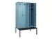 locker met bank,voor scheiding van kleding,HxBxD 2120x1200x815mm,4vak