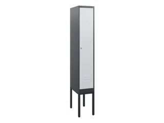 locker,HxBxD 1950x300x500mm,1vak,vak B 300mm,cil.-slot,voetonderstel - 1