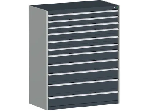 ladekast HxBxD 1600x1300x650mm 11laden zware lasten RAL7035 RAL7016
