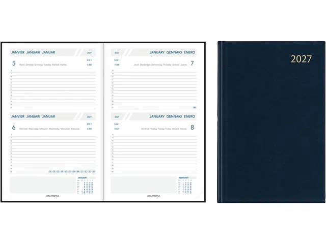 Folio FA111 Balacron assorti kleuren 2dagen/1pagina 2026