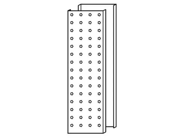 zijpaneel,v. achterzijde bureau,H 680mm,antraciet