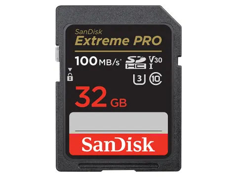 Extreme PRO 32GB SDHC Memory Card 100MB/