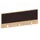 baliepaneel,v. bureau,aanbouw achter,B 1200mm,NE-esdoorn,BN2036-bruin