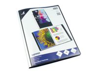 Showalbum Kangaro A4, PP, 10 tassen, zwart met insteek