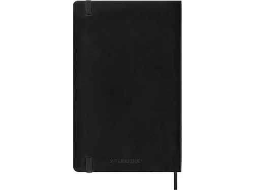 Notitieboek Moleskine large 130x210mm dots soft cover zwart