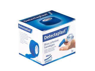 Snelpleister blauw Detectaplast 2,5cmx4,5m 3 stuks - 4