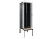 locker met bank,voor scheiding van kleding,HxBxD 2120x600x815mm,2vak