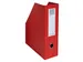 Tijdschriftenhouder PP rug100mm rood