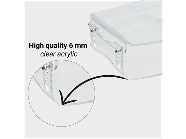 Acryl Verstelbare Monitorverhoger Transparant Tot 15 Kg