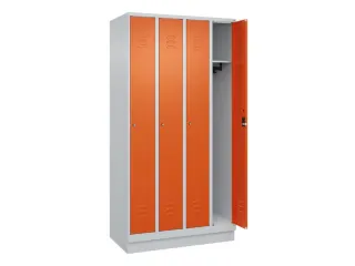 locker,HxBxD 1950x1000x500mm,4vak,vak B 250mm,cil.-slot,sokkel - 2