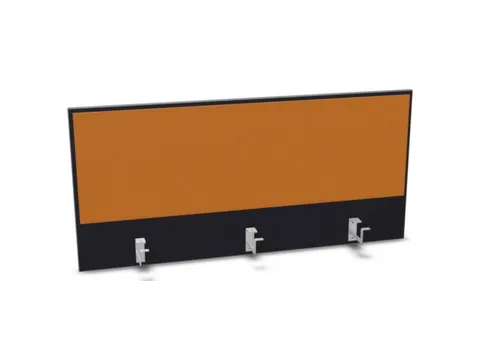 opzetpaneel,v. bureau,aanbouw achter,B 1200mm,CC-zwart,BN3005-geel