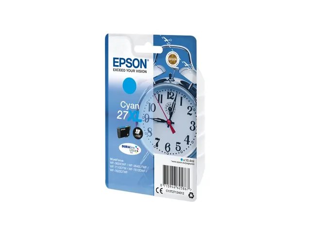 Inktcartridge Epson 27XL T2712 blauw HC C13T27124012