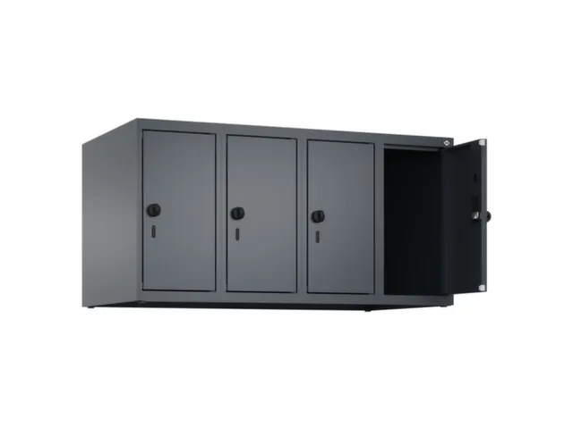 opzetkast,v. locker,4vak.,vak B 250mm,HxBxD 500x1000x500mm,vleugeldeur