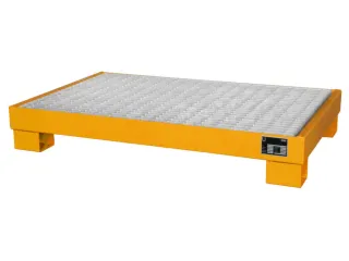 Opvangbak Staalplaat Bxdxh 800x1300x205mm 74l M. Rooster Ral 2000 - 1