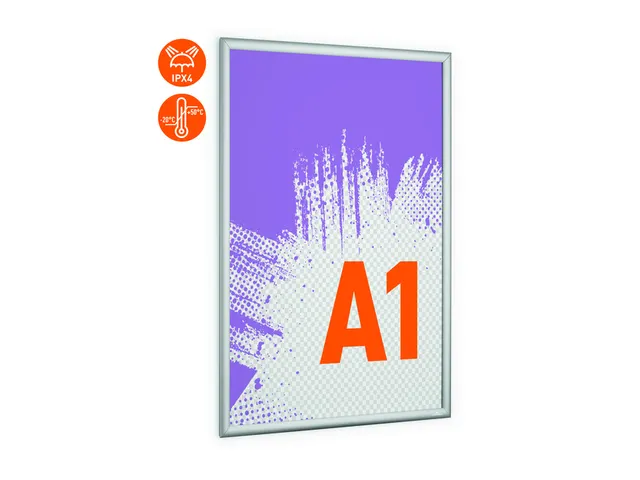 Kliklijst Durable aluminium A1 outdoor