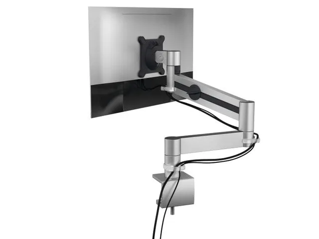 OUTLET Support 1 écran et 1 tablette fixation bureau passe-câbles