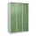 locker voor scheiding van kleding,HxBxD 1850x1200x500mm,3vak