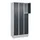 lockerkast,HxBxD 1950x900x500mm,3x3vakken,vak B 300mm,cil.-slot,sokkel