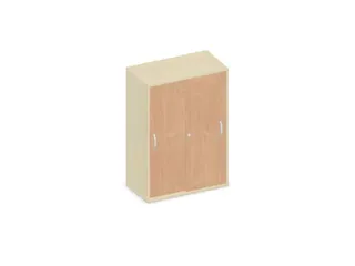 Schuifdeurkast 1150x800x430mm Romp Esdoorn Decor Front Beuken - 1