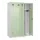 locker voor scheiding van kleding,HxBxD 1850x1200x500mm,4vak