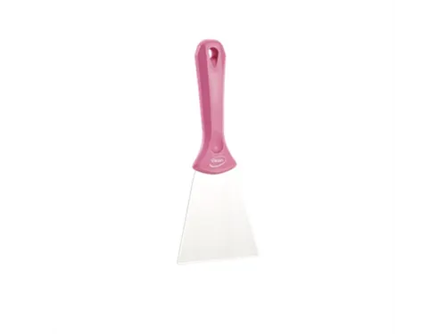 Handschraper 4009-1, Roze, Breed Rvs Blad, 100x235mm