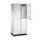 grootvolume garderobekast,RAL 7035,HxBxD 1950x820x500mm,2x2vak.
