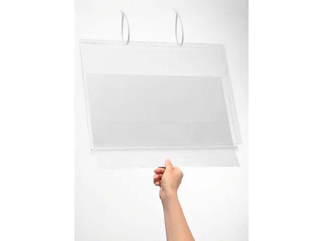 DURABLE waterbestendige infohoes A3 met kabelbinders