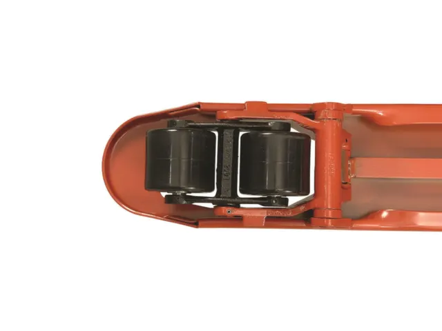 pallethefwagen,draagverm. 2300kg,vork L 800mm,zwenkwielen nylon