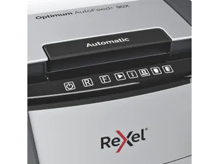 Papiervernietiger Rexel Optimum Auto+ 90X snippers 4x28mm - 10