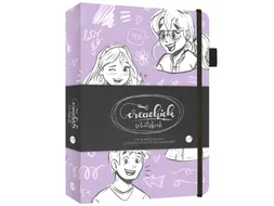 Schetsboek CreaChick Lilac 108 pagina's Hardcover