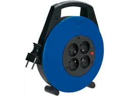 Kabelhaspel Brennenstuhl Vario 4vdig H05VV-F 3G115 5m zw/blauw FR/BE