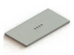 legbord,v. systeemstelling,BxD 1000x500mm,vakl. 230kg