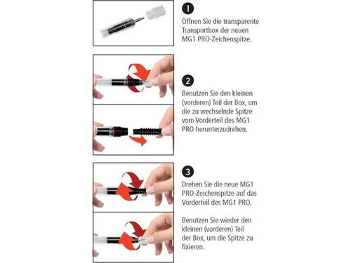 Tekenpunt PRO Aristo 0.25mm lijndikte voor vervanging