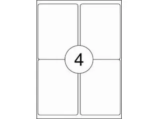 Etiket Premium 99.1x139mm Wit XL Pack 1000 Vel - 2
