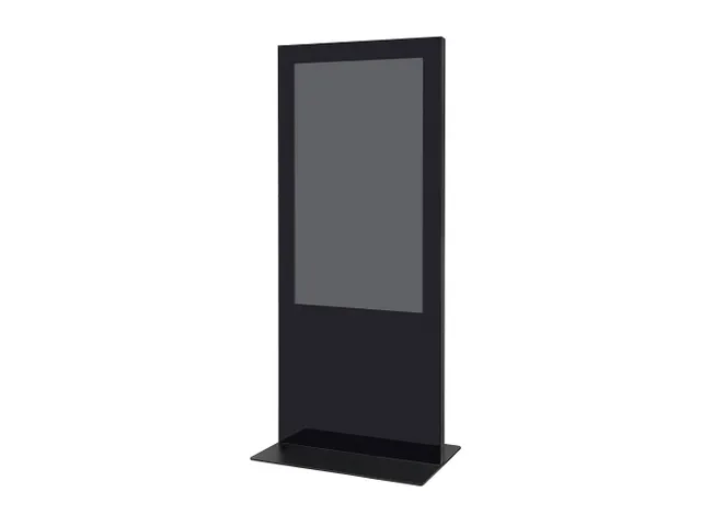 Behuizing Digitale Totem Slim Zwart voor 55 inch scherm
