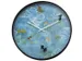 Wandklok Nextime dia 30cm blauw kunststof Pond