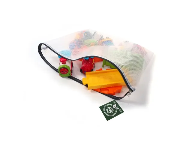 etui A3 PVC-vrij transparant met grijze ritssluiting