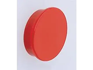 Magneten Voor Geperforeerde Platen 10-Delig Rond Rood - 1