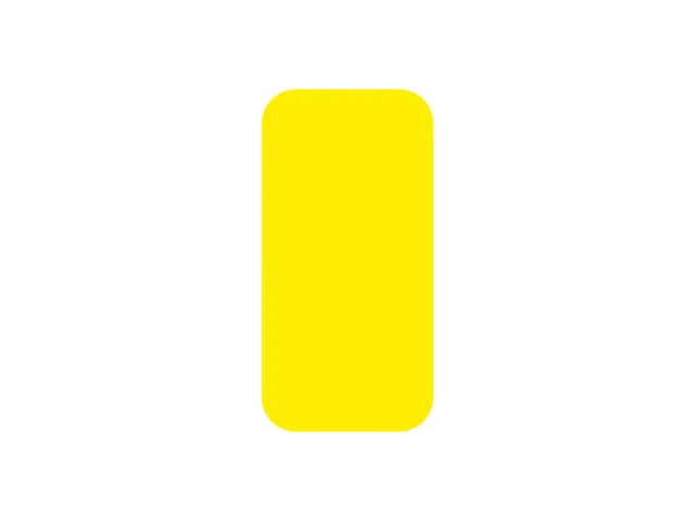 symbole colle,rectangle,marquage Hxl 150x50mm,PVC,jaune