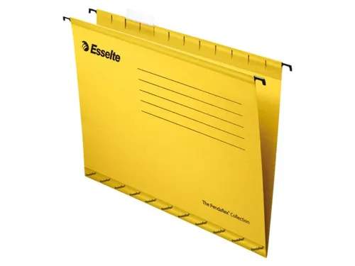 Hangmap Pendaflex Verticaal folio V-bodem geel