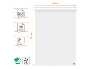 Flipover Nobo premium 60x85cm dubbelzijdig 50vel - 1
