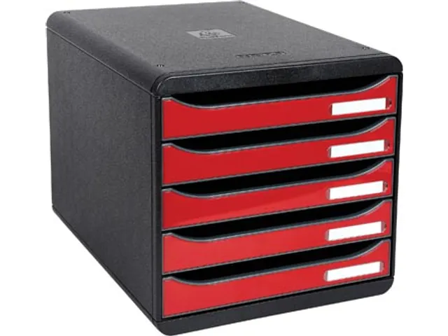 ladenblok Big-Box Plus zwart/rood