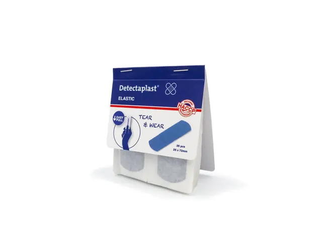 Pansement Detectaplast Tear & Wear textile élastique 25x72mm