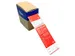 Etiket Avery sluitzegel met breukindicatie rood 40x95mm 250 stuks