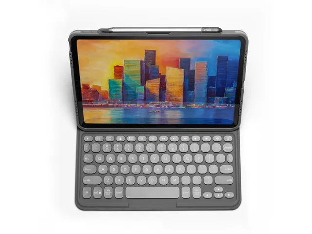 ZAGG Pro Keys, Sans fil, Bluetooth, QWERTY, Gris