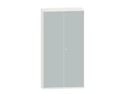 Kantoorkast 1920x1000x430mm Decor Romp Wit Decor Front Lichtgrijs