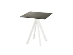 bistrotafel,HxBxD 730x700x700mm,rechthoekig,4voeten wit