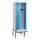 locker met bank,HxBxD 2120x600x815mm,2vak,vak B 300mm,cilinderslot