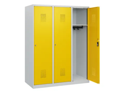schoollocker,HxBxD 1530x1200x500mm,3vak,vak B 400mm,cil.-slot