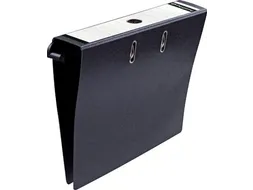 Hangmapordner A4 2 pochetten, Karton, rug van 80mm, Zwart